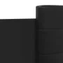 Bed frame with black engineered wood headboard 135x190 cm by vidaXL, Beds and slatted bases - Ref: Foro24-3209955, Price: 176...