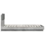 Cama con cabecero madera de ingeniería gris hormigón 100x200 cm de vidaXL, Camas y somieres - Ref: Foro24-3209936, Precio: 15...