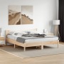 Estructura de cama con cabecero madera maciza pino 180x200 cm de vidaXL, Camas y somieres - Ref: Foro24-3216360, Precio: 178,...