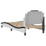 Estructura cama con LED cuero sintético blanco negro 90x200 cm de vidaXL, Camas y somieres - Ref: Foro24-3214000, Precio: 152...