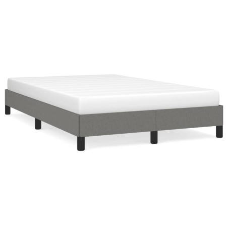 Estructura de cama tela gris oscuro 120x190 cm de vidaXL, Camas y somieres - Ref: Foro24-379483, Precio: 111,21 €, Descuento: %