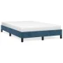 Estructura de cama terciopelo azul oscuro 120x190 cm de vidaXL, Camas y somieres - Ref: Foro24-379506, Precio: 100,45 €, Desc...