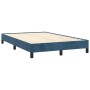 Estructura de cama terciopelo azul oscuro 120x190 cm de vidaXL, Camas y somieres - Ref: Foro24-379506, Precio: 96,59 €, Descu...