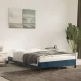 Estructura de cama terciopelo azul oscuro 120x190 cm de vidaXL, Camas y somieres - Ref: Foro24-379506, Precio: 100,45 €, Desc...