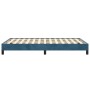 Estructura de cama terciopelo azul oscuro 120x190 cm de vidaXL, Camas y somieres - Ref: Foro24-379506, Precio: 96,59 €, Descu...