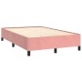 Estructura de cama terciopelo rosa 120x190 cm de vidaXL, Camas y somieres - Ref: Foro24-379533, Precio: 115,89 €, Descuento: %