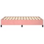 Estructura de cama terciopelo rosa 120x190 cm de vidaXL, Camas y somieres - Ref: Foro24-379533, Precio: 115,89 €, Descuento: %