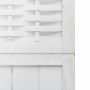 Biombo separador de 4 paneles madera maciza Paulownia blanco de vidaXL, Divisores de ambientes - Ref: Foro24-358722, Precio: ...