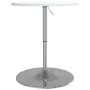 Mesa alta de bar madera ingeniería y acero blanca 60x60x90 cm de vidaXL, Mesas de cocina y de comedor - Ref: Foro24-4007194, ...