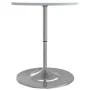 Mesa alta de bar madera ingeniería y acero blanca 60x60x90 cm de vidaXL, Mesas de cocina y de comedor - Ref: Foro24-4007194, ...