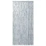 Cortina antimoscas chenilla blanco y gris 100x200 cm de vidaXL, Mosquiteras para ventanas - Ref: Foro24-377375, Precio: 63,44...