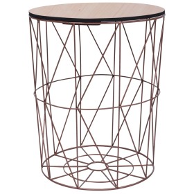 Mesa de centro color cobre Ø 47 cm de vidaXL, Mesas de centro - Ref: Foro24-287652, Precio: 49,83 €, Descuento: %