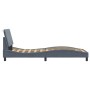 Estructura de cama con cabecero terciopelo gris oscuro 90x190cm de vidaXL, Camas y somieres - Ref: Foro24-3207820, Precio: 15...