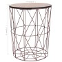 Mesa de centro color cobre Ø 47 cm de vidaXL, Mesas de centro - Ref: Foro24-287652, Precio: 49,83 €, Descuento: %