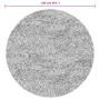 Alfombra de pelo corto OVIEDO gris Ø 100 cm de vidaXL, Alfombras - Ref: Foro24-375544, Precio: 40,31 €, Descuento: %