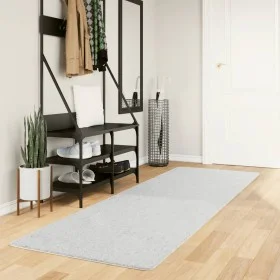 Alfombra de pelo corto OVIEDO gris 80x250 cm de vidaXL, Alfombras - Ref: Foro24-375531, Precio: 35,59 €, Descuento: %