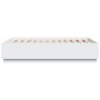 Estructura de cama con LED madera ingeniería blanco 120x190 cm de vidaXL, Camas y somieres - Ref: Foro24-3209653, Precio: 162...