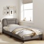 Estructura de cama con luces LED tela gris taupe 80x200 cm de vidaXL, Camas y somieres - Ref: Foro24-3213666, Precio: 157,18 ...