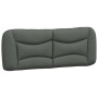 Estructura de cama con luces LED tela gris oscuro 120x200 cm de vidaXL, Camas y somieres - Ref: Foro24-3213691, Precio: 196,9...