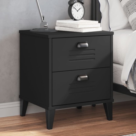 Mesita de noche VIKEN madera de ingeniería negra de vidaXL, Mesitas de noche - Ref: Foro24-374909, Precio: 51,95 €, Descuento: %