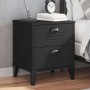 Mesita de noche VIKEN madera de ingeniería negra de vidaXL, Mesitas de noche - Ref: Foro24-374909, Precio: 51,95 €, Descuento: %