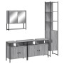 Set de muebles de baño 4 pzas madera contrachapada gris sonoma de vidaXL, Muebles de baño - Ref: Foro24-3214688, Precio: 258,...