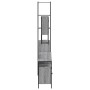 Set de muebles de baño 4 pzas madera contrachapada gris sonoma de vidaXL, Muebles de baño - Ref: Foro24-3214688, Precio: 258,...