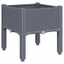 Jardinera con patas PP azul gris 40x40x42 cm de vidaXL, Maceteros y jardineras - Ref: Foro24-367886, Precio: 34,84 €, Descuen...