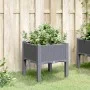 Jardinera con patas PP azul gris 40x40x42 cm de vidaXL, Maceteros y jardineras - Ref: Foro24-367886, Precio: 34,84 €, Descuen...