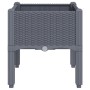 Jardinera con patas PP azul gris 40x40x42 cm de vidaXL, Maceteros y jardineras - Ref: Foro24-367886, Precio: 35,49 €, Descuen...