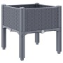 Jardinera con patas PP azul gris 40x40x42 cm de vidaXL, Maceteros y jardineras - Ref: Foro24-367886, Precio: 35,49 €, Descuen...