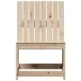 Silla de jardín de madera maciza de pino 50,5x55x77 cm de vidaXL, Sofás modulares de exterior - Ref: Foro24-832615, Precio: 4...