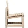 Silla de jardín de madera maciza de pino 50,5x55x77 cm de vidaXL, Sofás modulares de exterior - Ref: Foro24-832615, Precio: 4...
