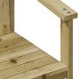 Juego de muebles de jardín 3 pzas madera de pino impregnada de vidaXL, Sillas de jardín - Ref: Foro24-832634, Precio: 105,51 ...