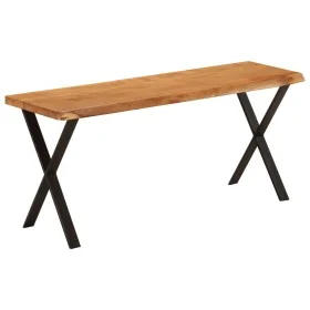 Banco con borde natural madera de acacia maciza 105 cm by vidaXL, Banks - Ref: Foro24-372757, Price: 84,77 €, Discount: %