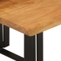 Set de 3 mesas apilables con borde natural madera acacia maciza de vidaXL, Mesas auxiliares - Ref: Foro24-372760, Precio: 111...