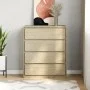 Cajonera SAUDA madera maciza de pino color roble 76,5x39x91 cm de vidaXL, Cajoneras - Ref: Foro24-377595, Precio: 150,84 €, D...