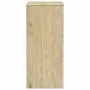 Cajonera SAUDA madera maciza de pino color roble 76,5x39x91 cm de vidaXL, Cajoneras - Ref: Foro24-377595, Precio: 150,84 €, D...