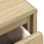 Cajonera SAUDA madera maciza de pino color roble 76,5x39x91 cm de vidaXL, Cajoneras - Ref: Foro24-377595, Precio: 145,54 €, D...
