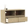 Mueble de TV SAUDA madera maciza pino color roble 99x43x55 cm de vidaXL, Muebles TV - Ref: Foro24-377597, Precio: 120,14 €, D...