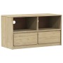 Mueble de TV SAUDA madera maciza pino color roble 99x43x55 cm de vidaXL, Muebles TV - Ref: Foro24-377597, Precio: 120,14 €, D...