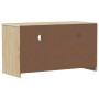 Mueble de TV SAUDA madera maciza pino color roble 99x43x55 cm de vidaXL, Muebles TV - Ref: Foro24-377597, Precio: 120,14 €, D...