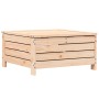 Taburete de jardín con cojín madera maciza de pino de vidaXL, Sofás modulares de exterior - Ref: Foro24-844926, Precio: 74,44...