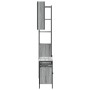 Set de muebles de baño 3 pzas madera contrachapada gris sonoma de vidaXL, Muebles de baño - Ref: Foro24-3214738, Precio: 201,...