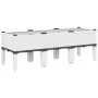 Jardinera con patas PP blanco 120x40x42 cm de vidaXL, Maceteros y jardineras - Ref: Foro24-367899, Precio: 64,08 €, Descuento: %