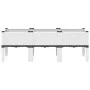 Jardinera con patas PP blanco 120x40x42 cm de vidaXL, Maceteros y jardineras - Ref: Foro24-367899, Precio: 64,08 €, Descuento: %