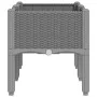 Jardinera con patas PP gris claro 80x40x42 cm de vidaXL, Maceteros y jardineras - Ref: Foro24-367892, Precio: 59,98 €, Descue...
