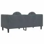 Sofá con cojines 2 plazas terciopelo gris oscuro by vidaXL, Sofas - Ref: Foro24-372633, Price: 195,21 €, Discount: %