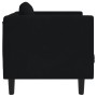 Sillón con cojín terciopelo negro de vidaXL, Sofás - Ref: Foro24-372627, Precio: 201,07 €, Descuento: %