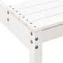 Mesa de pícnic madera maciza de pino blanco 110x134x75 cm de vidaXL, Mesas de jardín - Ref: Foro24-832558, Precio: 102,23 €, ...